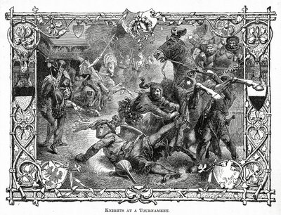 Cavalieri a un torneo, c.1882 da Hermann Vogel